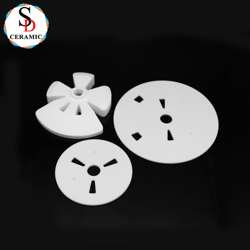 High Temperature Wear Resistant 95%/99% Al2O3 Alumina Ceramic Discs Customized